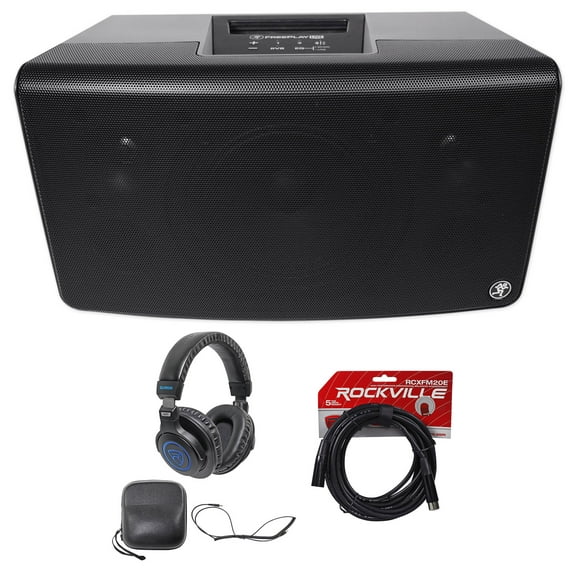 Mackie FreePlay LIVE 150w 6" Rechargeable DJ PA Speaker w/Bluetooth Headphones