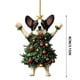 thumbnail image 3 of Seyotauo Cute Pet Pattern Acrylic Christmas Ornaments 3.15x3.15 Inch Double-Sided Pattern, Easy to Hang Christmas Tree Decorations Indoor, Festive Holiday Christmas Decor Gifts for Family Colleagues, 3 of 9