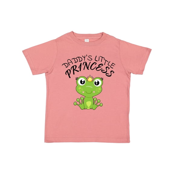 Inktastic Daddy's Little Princess Cute Frog Girls Toddler T-Shirt