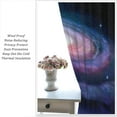 thumbnail image 5 of Outer Space Blackout Curtains Colorful Fantasy Starry Sky Galaxy Universe Purple Art Print for Kids Bedroom Living Room Kitchen Decor Rod Pocket Window Drapes 2 Panels 84x84in, 5 of 6