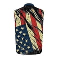 thumbnail image 5 of Yaoyar Mens Sleeveless 4th of July Shirts Casual American Flag Stars and Stripes Button Down Patriotic Tank Top with Pockets, 5 of 5