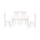 thumbnail image 2 of Paquete de 5 mesas de comedor con sillas, accesorios de decoración, bricolaje, escala 1:12, de madera, muebles, juguetes para casa de Zulema juguetes de casa de muñecas, 2 of 8