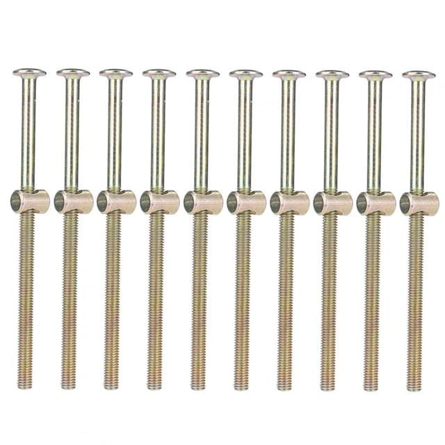 Tornillo para Muebles Jadeshay 10 Piezas M6 de Acero al Carbono