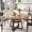 Natural, variant on 47 in Round Farmhouse Dining Table for 4-6, Circle Table with Storage, Black/Walnut