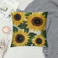 thumbnail image 2 of Nawypu  Throw Pillow Covers Cute Sunflower Decorative Pillowcases Farmhouse Pillow Cushion Cases Home Decor Square Floral Pillow Case, 2 of 5