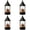 A8_4pc Black 5.9x2.9in, variant on SMKE Vintage Halloween Lantern Tabletop Decor,Battery Operated Flickering Flame Flameless Candle Lantern with Cutout Design,Hanging Decor Mantel Shelf Centerpiece Spooky Party Display Black 1pc