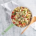 thumbnail image 4 of Gibson Home Pastel 3 Piece Aluminum Nonstick Ceramic Frying Pan Set in Mint, 4 of 4