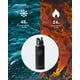 thumbnail image 2 of Botella de agua BUZIO ThermoArmour 1.2L de acero inoxidable negra, 2 of 8