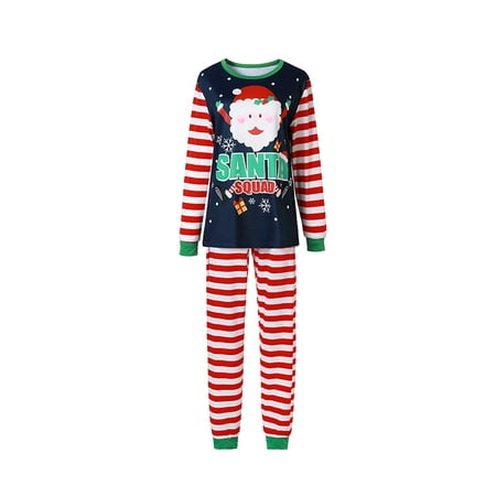 

LisenraIn Christmas Family Pajamas Set Xmas Home Santa Family Outfits