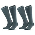 thumbnail image 3 of GoWith Athletic Compression Socks For Men and Women| Cushioned Knee High Socks | 2 Pairs | Model: 3595, 3 of 24