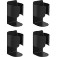 thumbnail image 1 of Electric Toothbrush Holder, 304 Stainless Steel Wall Mounted Self Adhesive Storage Organizer Stand Rack for Electric Toothbrush, Toothpaste, Facial Cleanser (Black 4 Pack), 1 of 7
