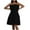 Black, variant on IROINNID Women's Sleeveless A-Line Dress Off-the-Shoulder Dress Backless Mini Dress Strapless Solid Color Dress