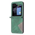 thumbnail image 2 of SaniMore for Samsung Galaxy Z Flip 5 (6.7" 2023) Case, PU Leather Skin Shockproof TPU Shell Business Vintage Cover Anti-drop Wear-resistant Cover for Samsung Galaxy Z Flip 5, Green, 2 of 5
