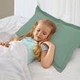 thumbnail image 3 of Unique Bargains 2-Pack Envelope Closure Pillow Sham Queen Spa Blue, 3 of 8