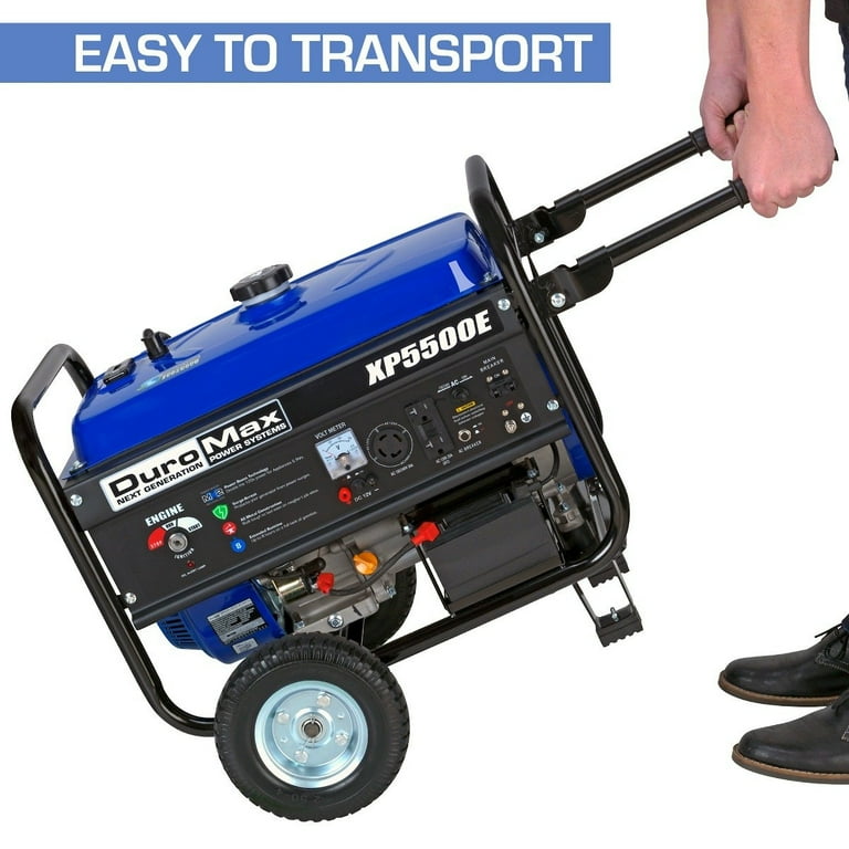 DuroMax XP5500E 5500-Watt 7.5-Hp 36.6-Amp Portable Electric Start Gas Powered Generator DuroMax XP5500E 5500-Watt 7.5-Hp 36.6-Amp Portable Electric Start Gas Powered Generator