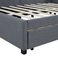 thumbnail image 7 of Bellemave Full Size Daybed with Storage, Linen Upholstered Daybed Platform Bed with 2 Drawers, Sofa Bed Full Size for Bedroom Guest Room Living Room(Gray), 7 of 7
