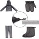 thumbnail image 5 of 2 Pieces Mosquito Net Suit– Jacket Hood& Pants& Mitts& Socks Sets, Light-Weight& Breathable Mesh Clothing for Men& Women, Ideal for Fishing, Hiking, Camping, Farming and Gardening, 5 of 5