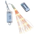 thumbnail image 3 of 40 Branches Firework Lights 200 Led Wire Starburst String Lights Battery Operated Fairy Lights, Wedding Christmas Decorative Hanging Lights for Party Patio Garden Decoration, Warm White, 3 of 9
