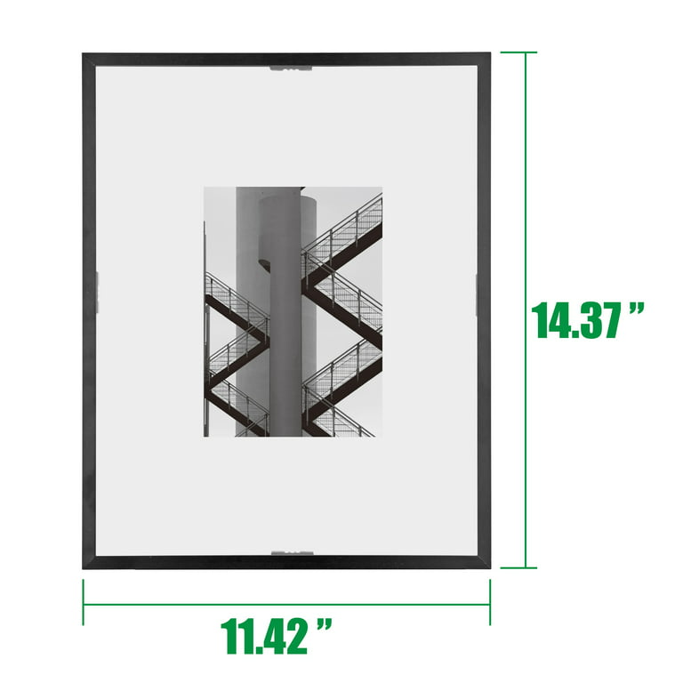 Multi-Mat Metal Gallery Frames - Black