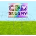 thumbnail image 1 of Ice & Snow Cbd Slushy (18" x 24") Yard Sign, Includes Metal Step Stake, 1 of 6