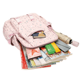 thumbnail image 4 of Pink Cute Star Printed Backpack, 16.5-Inch Bookbag for Middle & Elementary School,Backpack for them Ages 6-16, 4 of 7