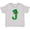 AC-Heather Grey, variant on Irish St Patricks Day Letter J Monogram Boys or Girls Baby T-Shirt