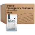 thumbnail image 1 of SHIQI-50 Pack of Emergency Blankets - Bulk Heat Reflective Blankets for Winter Survival Kits, Disaster Preparedness, Cold Weather Camping, and Homeless Care Packages, 1 of 4