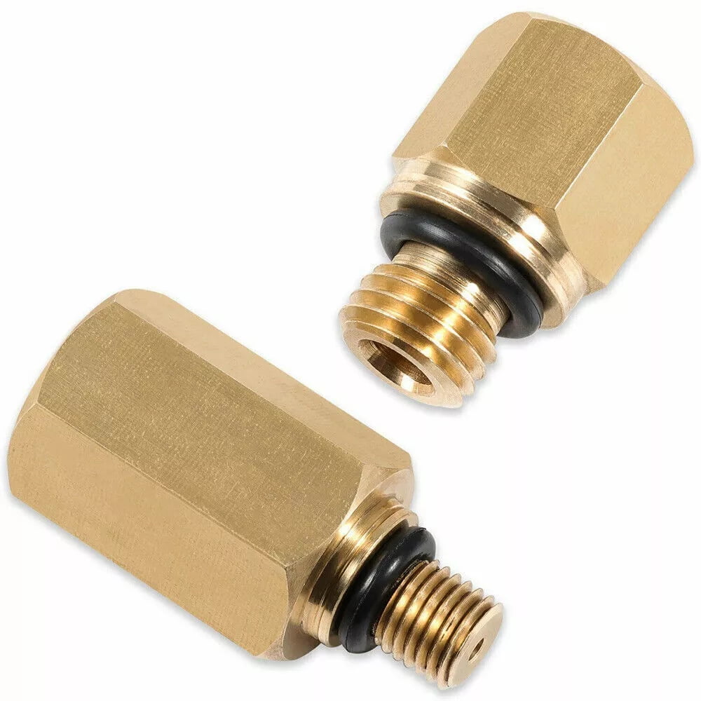 3PC Oil Rail Adapter Leak Pump IPR Valve Air Test Fitting Tool Kit Fit Ford 6.0L