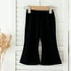 thumbnail image 2 of Odeerbi 0-3 Años Niñas Pantalones Acampanados de Algodón Pantalones Acampanados de Colores Sólidos Pantalones Transpirables, 2 of 3
