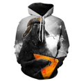 thumbnail image 3 of Sudadera con capucha de caza de ciervos para hombre y mujer, sudadera con capucha Harajuku con estampado 3D completo de caza de animales, sudadera con capucha informal de moda, envío directo, 3 of 5