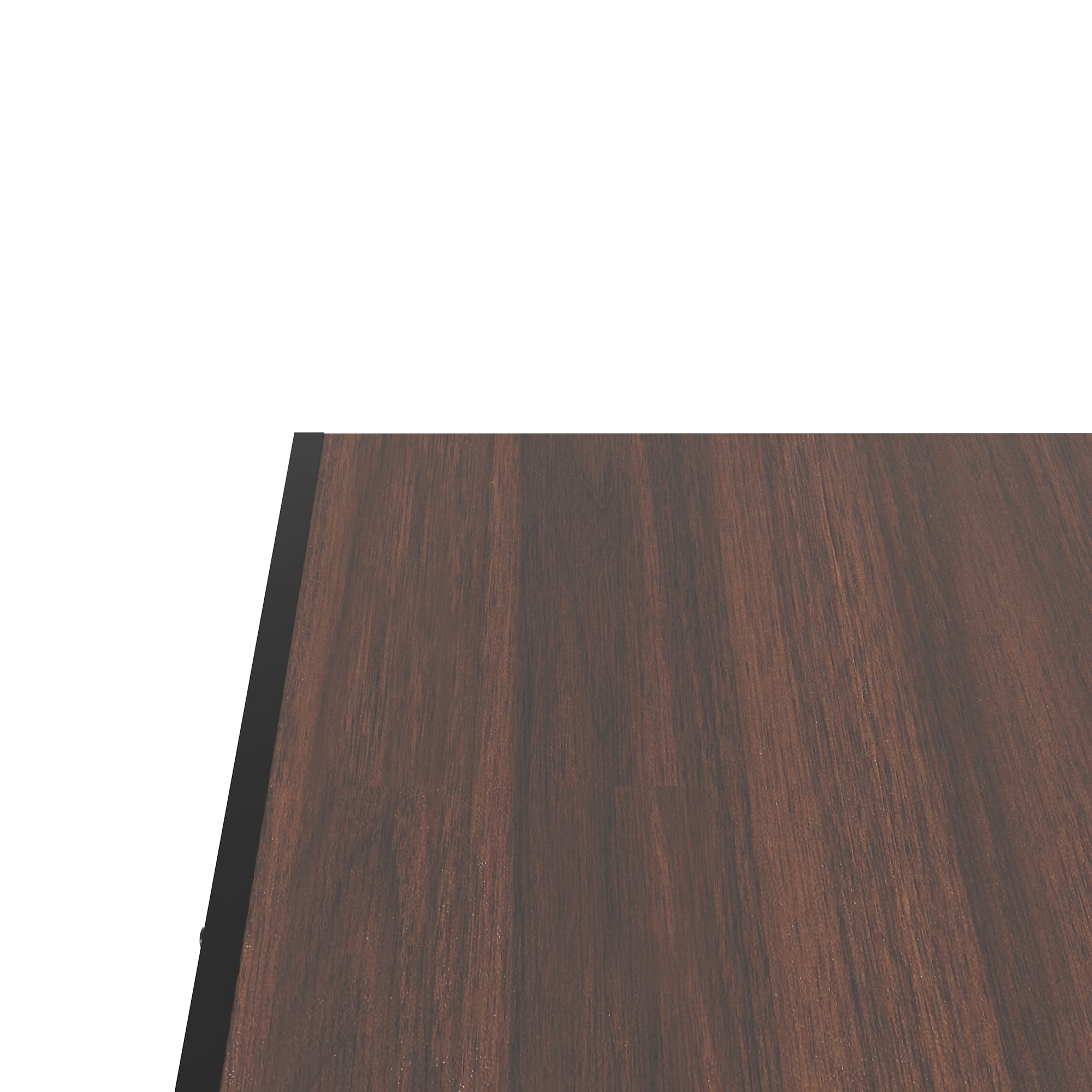 GARITIN 3 Piece Dining Table Set with 2 Chairs, Small Square Kitchen Table with Storage Rack for Small Space Apartment, Walnut