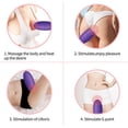 thumbnail image 2 of RV Ratón de control remoto femenino, huevo de un solo salto, masaje vibratorio, coqueteo, diversión, huevo de salto, juguete sexual para adultos (púrpura), 2 of 5