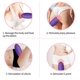 thumbnail image 2 of Ratón de control remoto femenino, huevo de un solo salto, masaje vibratorio, coqueteo, diversión, huevo de salto, juguete sexual para adultos (púrpura), 2 of 5