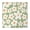 White-236, variant on Square Fitted Tablecloth Waterproof with Watercolor Daisy and Bee Print, Boho Chic Floral Cover for Patio Kitchen Picnic