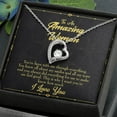 thumbnail image 3 of To Mom You With Me Forever Necklace w Message Card, 3 of 7