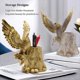 thumbnail image 4 of Tocón de Águila Portalápices Organizador Águila Adornos de Resina Estatua Modernas Oficinas en el Hogar Estatuilla Decoración Escritorio C, 4 of 5