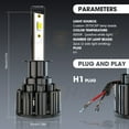 thumbnail image 3 of 2X H1 LED Headlight Bulb Conversion Kit High or Low Beam Lamp 6000K Super White 6000LM, 3 of 14