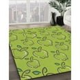 thumbnail image 3 of Ahgly Company Machine Washable Indoor Rectangle Transitional Olive Green Area Rugs, 2' x 4', 3 of 7