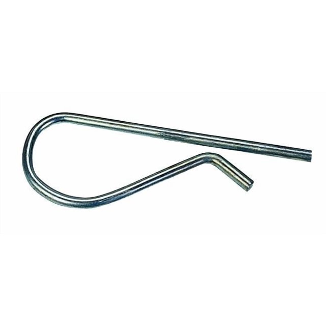 JR Trailer Hitch Pin Clip 01001 Replacement For Sway Control Pin; Zinc Plated; Steel; 5/32 Inch x 2-7/8 Inch; Single