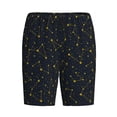 thumbnail image 4 of Wukai Constellation Men’s Short Pajama Pants With Pockets Soft Sleep Pj Shorts for Men-Large, 4 of 6