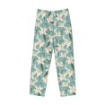 thumbnail image 4 of Goofa Lilies Flowers Printed Soft Pajama Pants for Men, Wide Leg Comfy Casual Lounge Yoga Pants-Small, 4 of 9