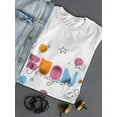 thumbnail image 3 of Colorful Buon Ferragosto T-Shirt Women -Image by Shutterstock, Female 3X-Large, 3 of 4