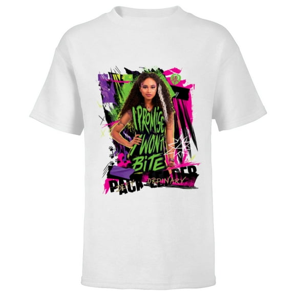 Disney Channel Zombies 3 Willa I Promise I Won’t Bite - Short Sleeve T-Shirt for Kids - Customized-White