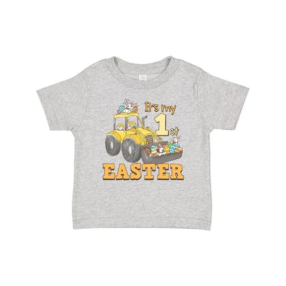 Inktastic It's My 1st Easter Construction Bunnies Boys or Girls Baby T-Shirt