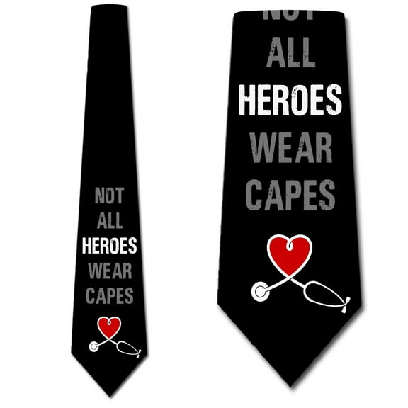 Medical Ties Mens Doctor Necktie Hero Tie by Three Rooker