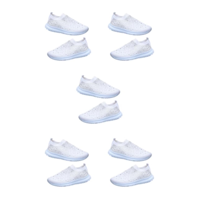 Minnieouse Zapatillas de deporte de malla Zapatos brillantes Zapatillas de deporte informales Type2 NO2