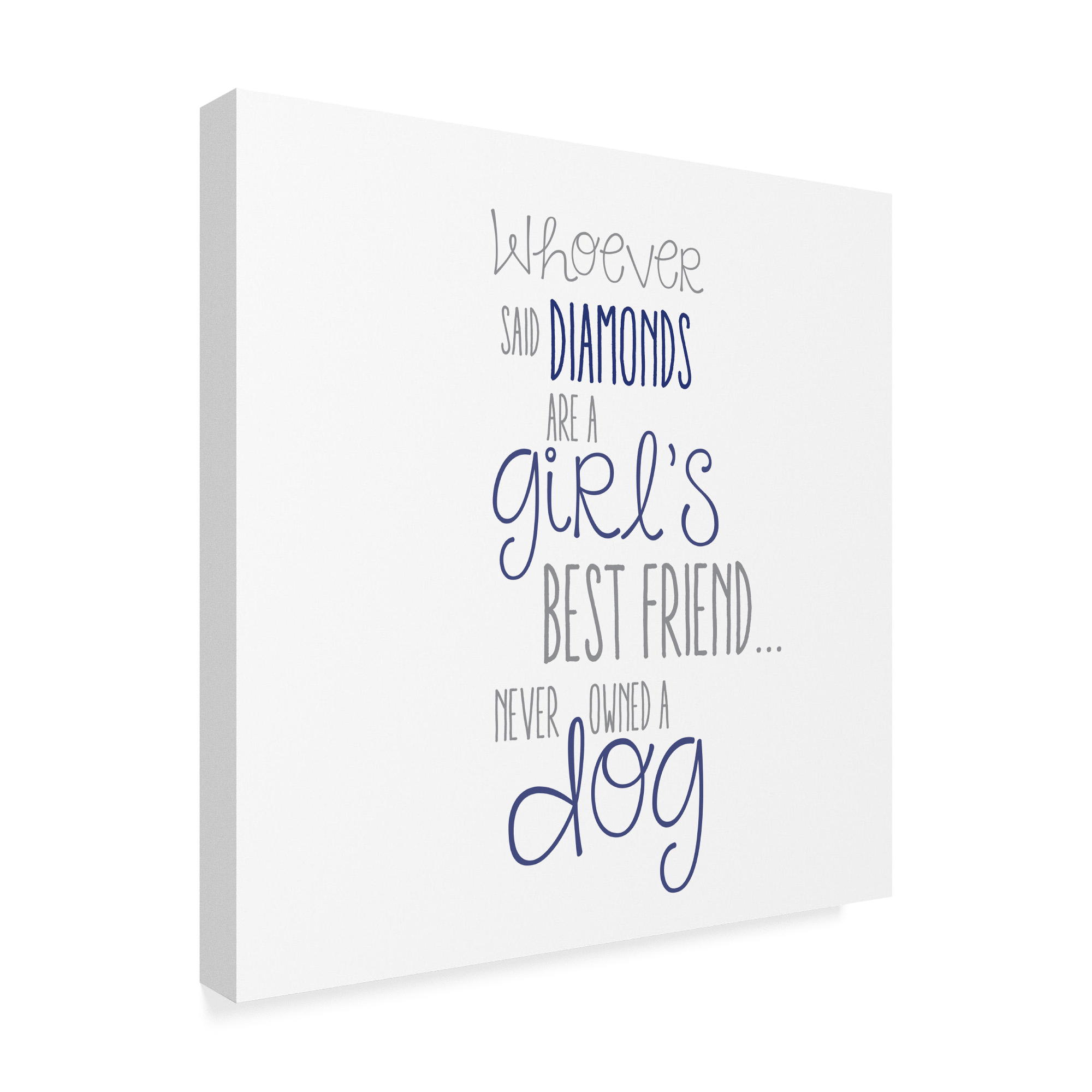 Trademark Fine Art 'Best Friend' Canvas Art by Erin Clark