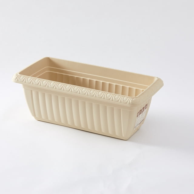 Maceta rectangular para plantar, maceta para verduras, jardinería familiar, maceta para balcón, resina, cantidad engrosada