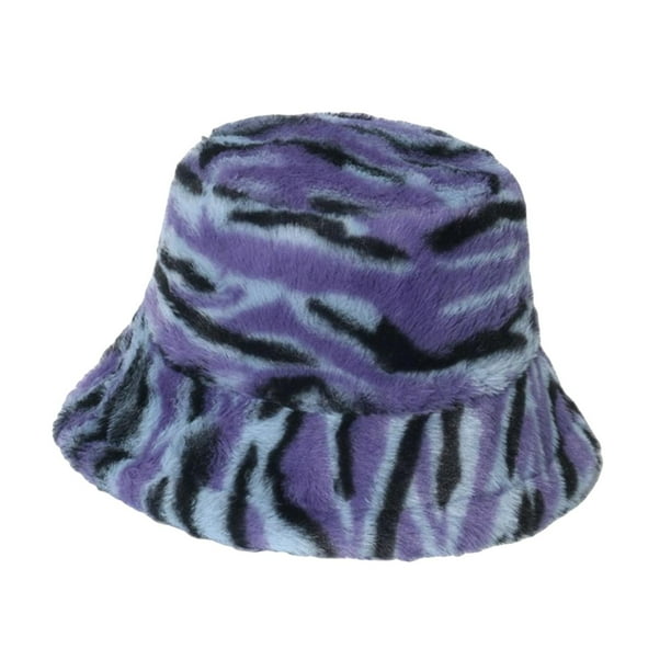 Sombrero de Pescador de Felpa Sintética a la Moda Sunnimix StyleA Talla Única