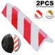 thumbnail image 1 of 2 uds., Protector de aparcamiento para coche, tiras reflectantes rojas y blancas, protectores de esquina para pared de garaje de aparcamiento, 40X15X2cm, amarillo Muyoka Hogar, 1 of 6